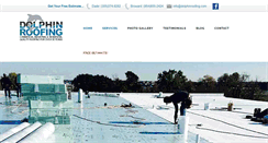 Desktop Screenshot of dolphinroofing.com